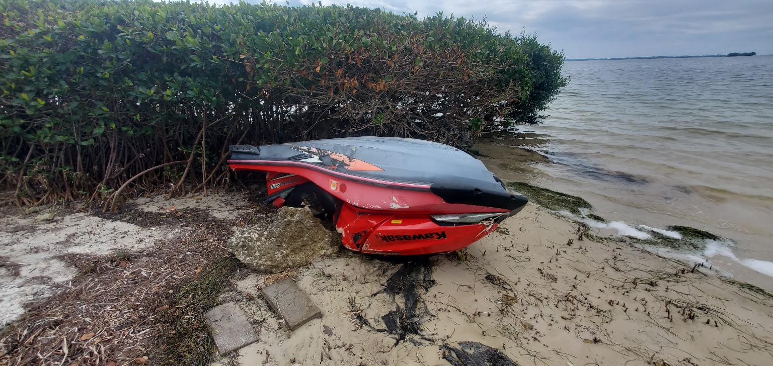 Abandoned personal watercraft