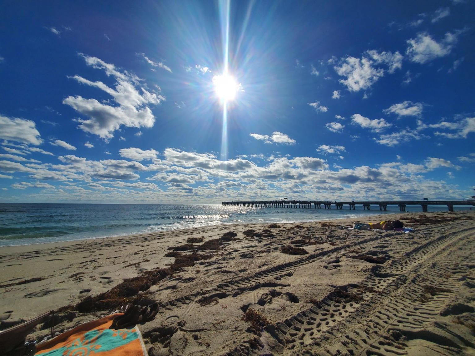 A bright day on the coast