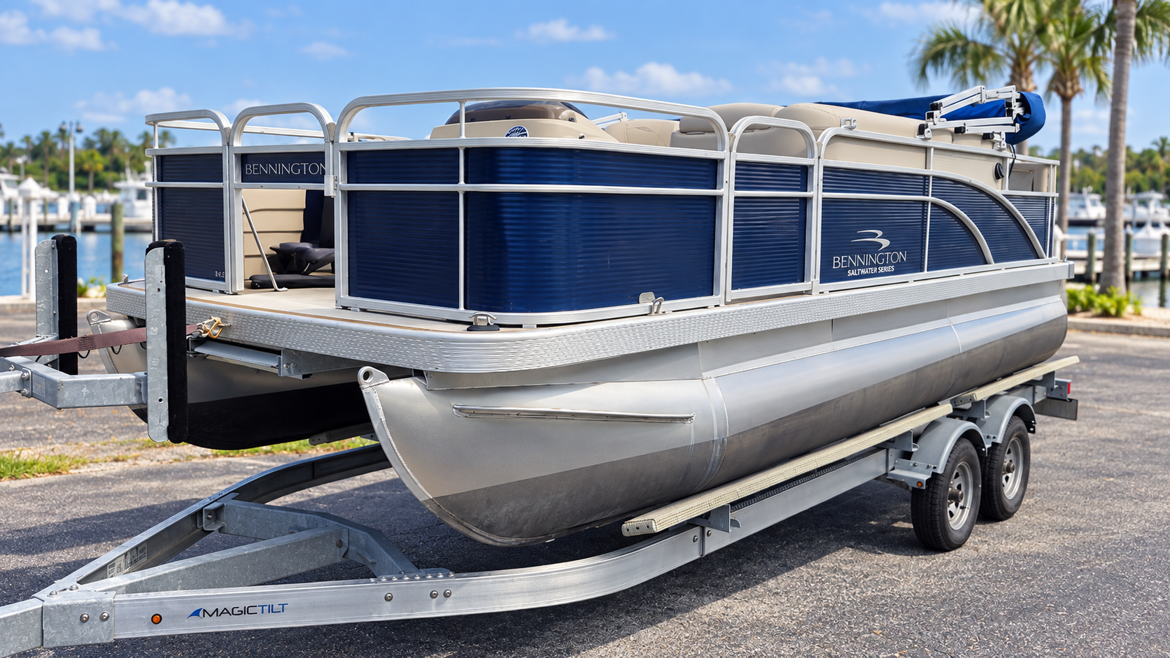 Ripple Effect pontoon side view